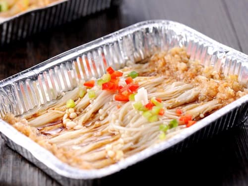 马山锡纸烤金针菇